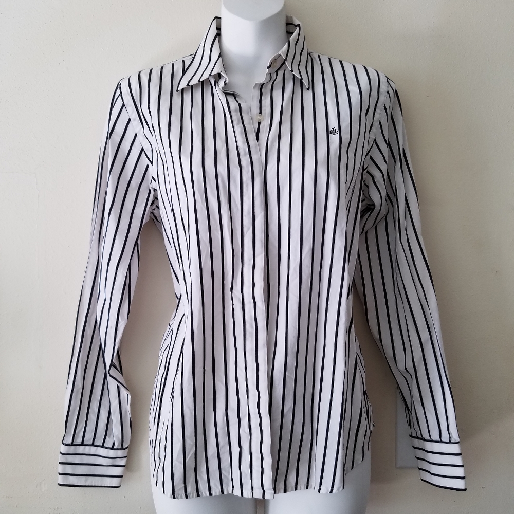 Lauren Ralph Lauren Women's Striped Blouse